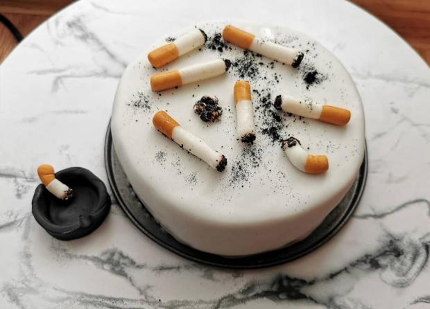 Cigaretova fujky torta, torta, Torty pre dospelých *, Katarína Záhorecová, 1