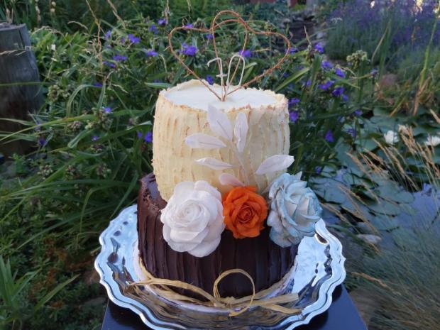 K sedemdesiatemu výročiu svadby mojich rodičov , torta, Svadobné torty K sedemdesiatemu výročiu svadby mojich rodičov , torta, Svadobné torty, NIELA, 1