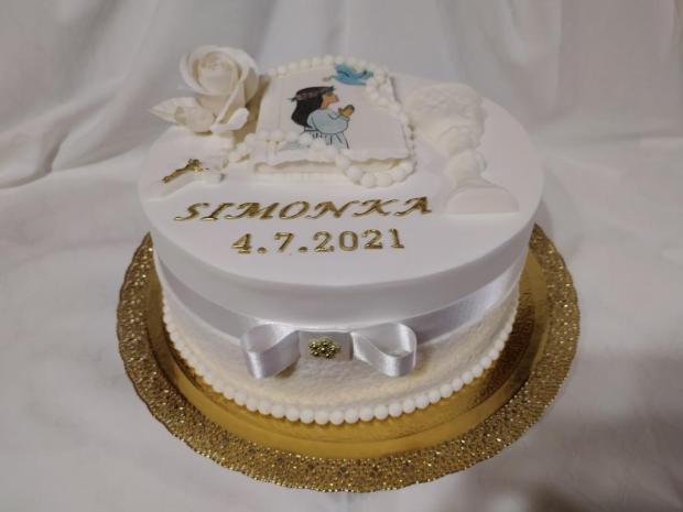 PSP bezlepková bezlaktózová, mascarpone jahody, torta, Torty na cirkevné sviatky, Kadanka, 1