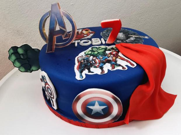 Avenger , torta, Ostané torty pre deti, Katarína Záhorecová, 1