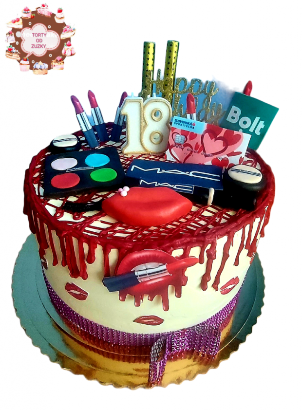 Torta k 18tke, torta, Narodeninové torty, Zuzana Susnyáková, 1