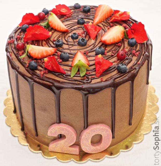 Narodeninová krémová drip, torta, Narodeninové torty, tortysophia.sk, 1