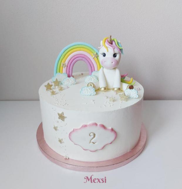 S jednorožcom, torta, Torty pre dievčatá, Mexsi, 1