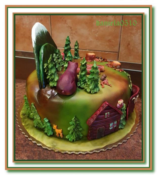 čože je to šesťdesiatka, torta, Narodeninové torty, daniela0510, 3