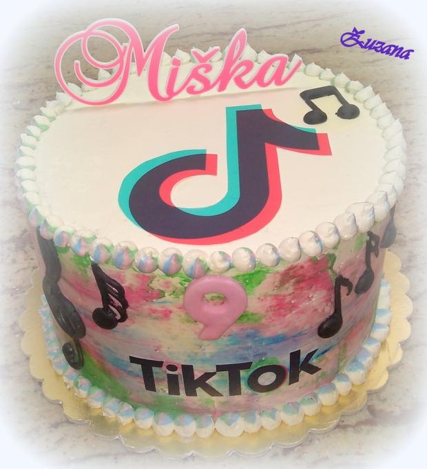 TikTok, torta, Torty pre dievčatá, zana, 1