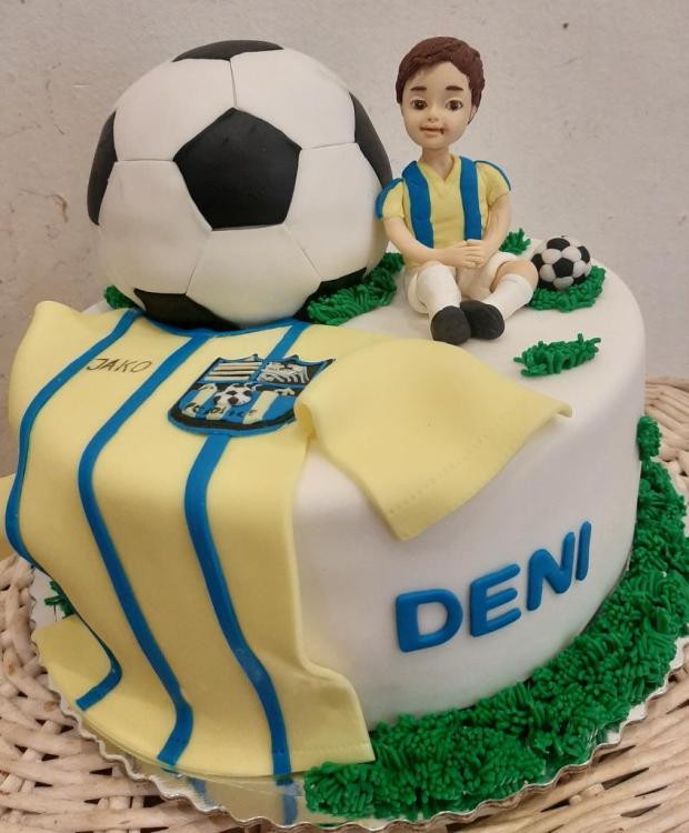 narodeninová futbalista s loptou , torta, Ostané torty pre deti, Dancul, 1
