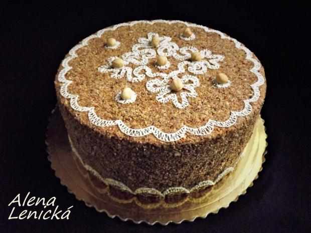 Orechová torta, torta, Narodeninové torty, Alena Lenicka, 1
