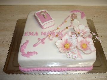 Na 1.sv.prijimanie, torta, Torty na cirkevné sviatky, jarka22, 1