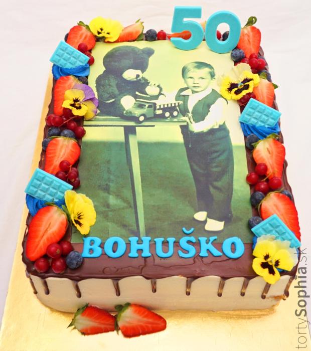 Narodeninová s jedlým obrázkom , torta, Narodeninové torty, tortysophia.sk, 1