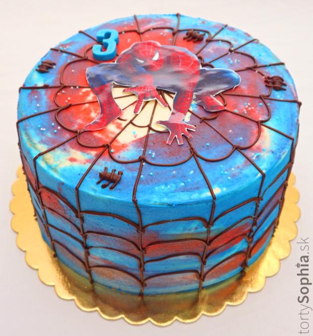 Spiderman, torta, Rozprávkové torty, tortysophia.sk, 1
