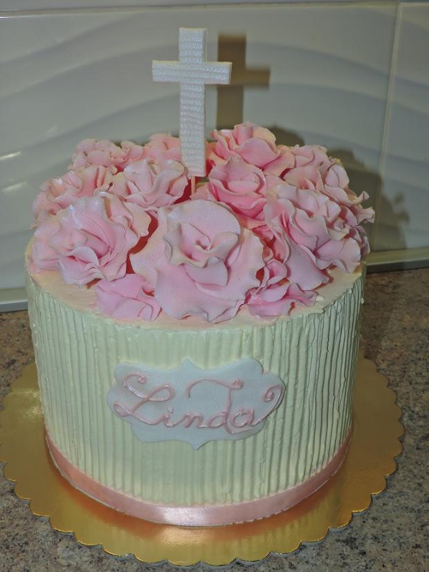 krst, torta, Torty na cirkevné sviatky, Obertová Mária, 1