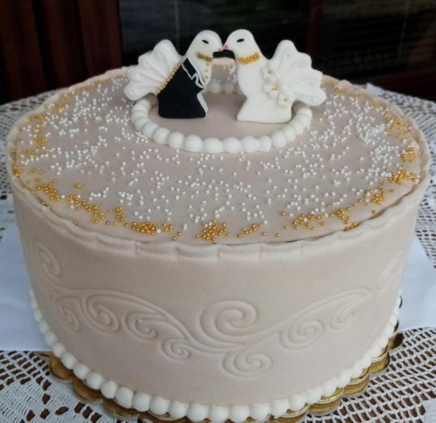Na svadbu ako dar , torta, Svadobné torty, mariduka, 1