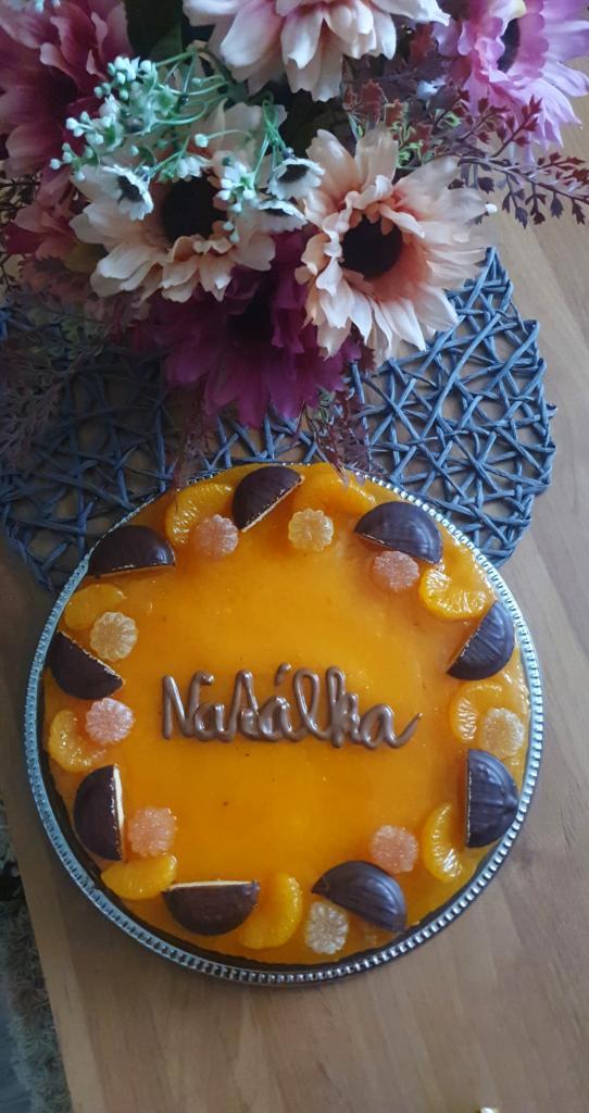 Mandarínková cheesecake tortička, torta, Narodeninové torty, DarinkaEm, 1