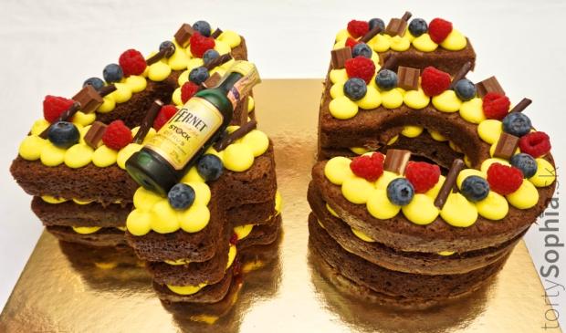 Narodeninová číslo 45 , torta, Narodeninové torty, tortysophia.sk, 1