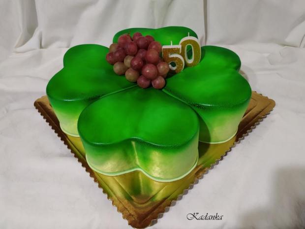 Štvorlístok k výročiu, torta, Narodeninové torty, Kadanka, 1