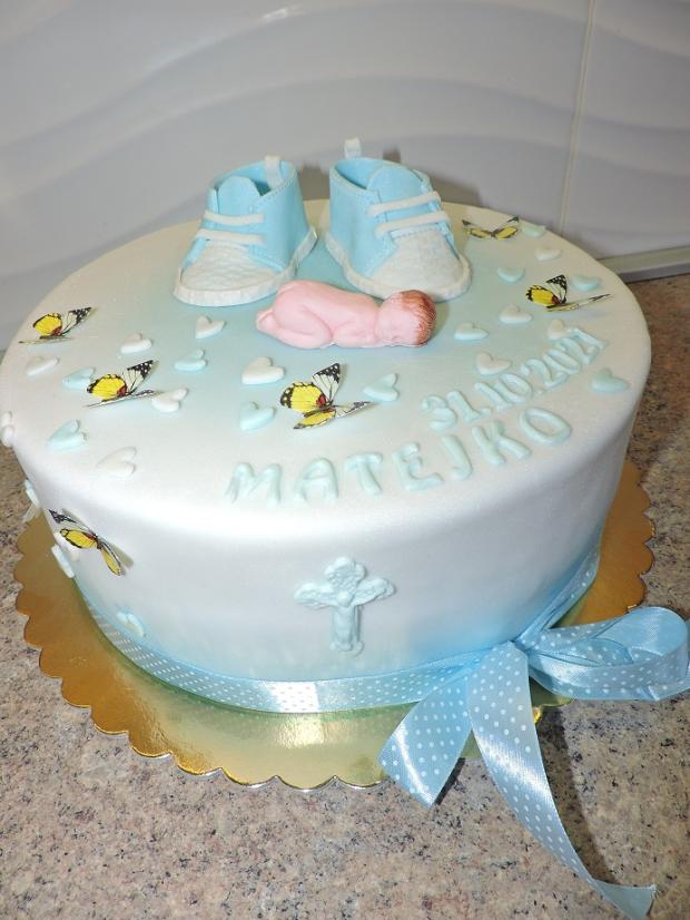 krst, torta, Torty na cirkevné sviatky, Obertová Mária, 1