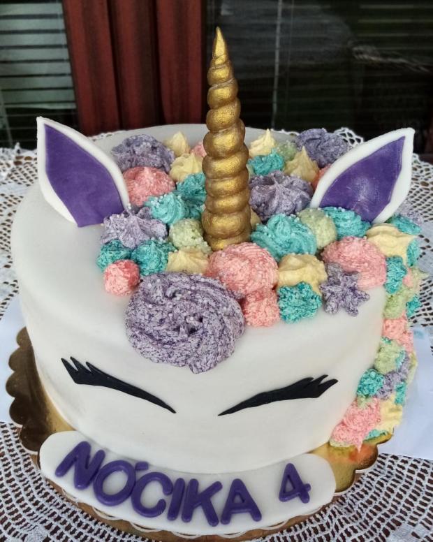 Unikorn na zelanie, torta, Narodeninové torty, mariduka, 1