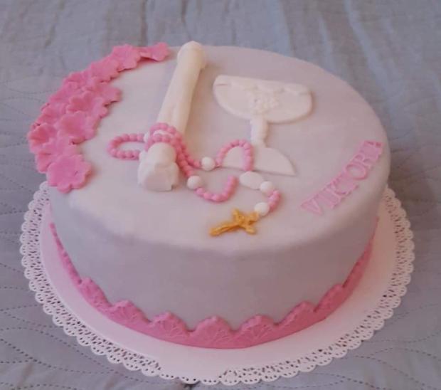 Na PSP pre Viktorku., torta, Torty na cirkevné sviatky, Mariolka, 2