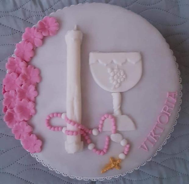 Na PSP pre Viktorku., torta, Torty na cirkevné sviatky, Mariolka, 1