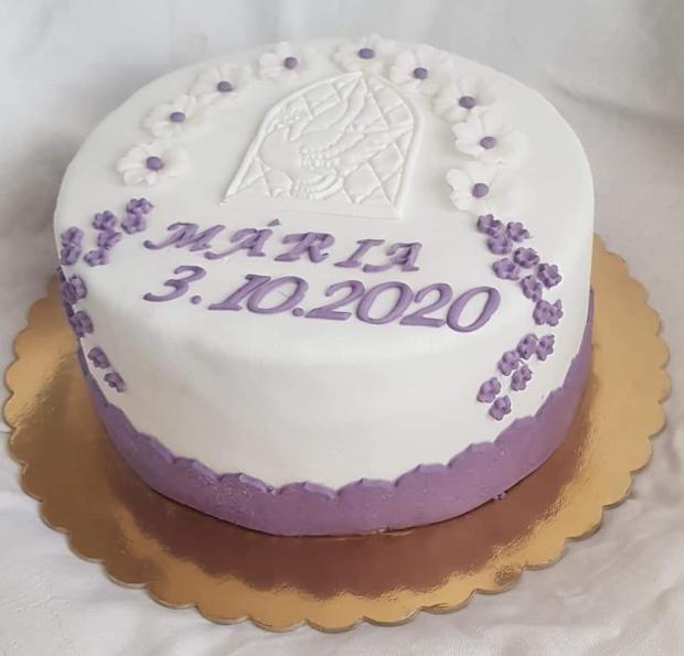 Na birmovku pre Máriu., torta, Torty na cirkevné sviatky, Mariolka, 2