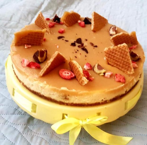 Karamelový cheesecake., torta, Zákusky, Mariolka, 1