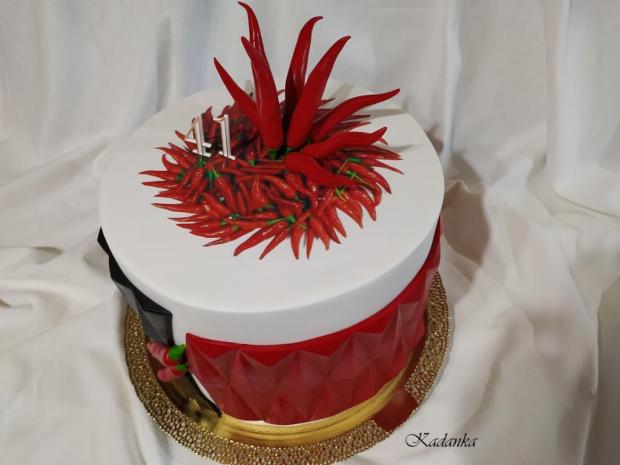 Feferony? Feferónky? Pre pestovateľa a milovníka feferónov dezertík, torta, Narodeninové torty, Kadanka, 4