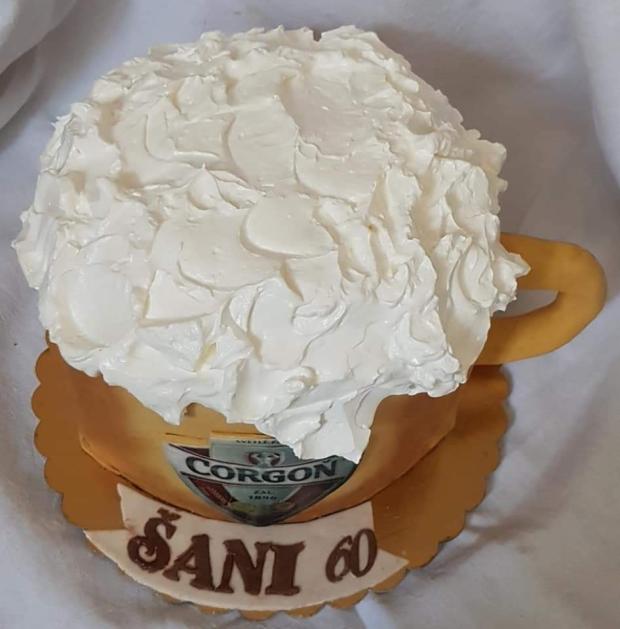Krígeľ piva., torta, Netradičné torty, Mariolka, 2