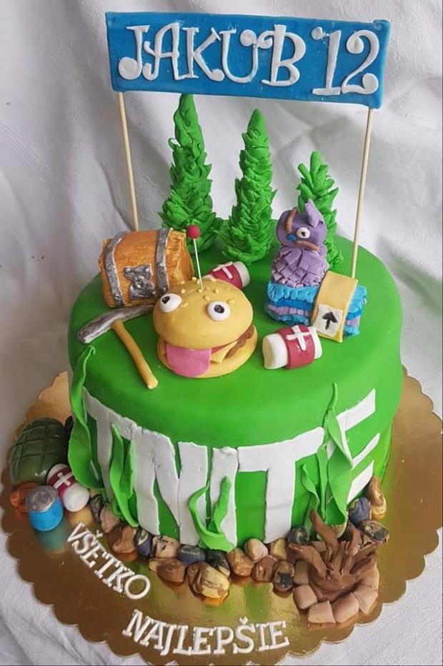 Fortnite., torta, Ostané torty pre deti, Mariolka, 1