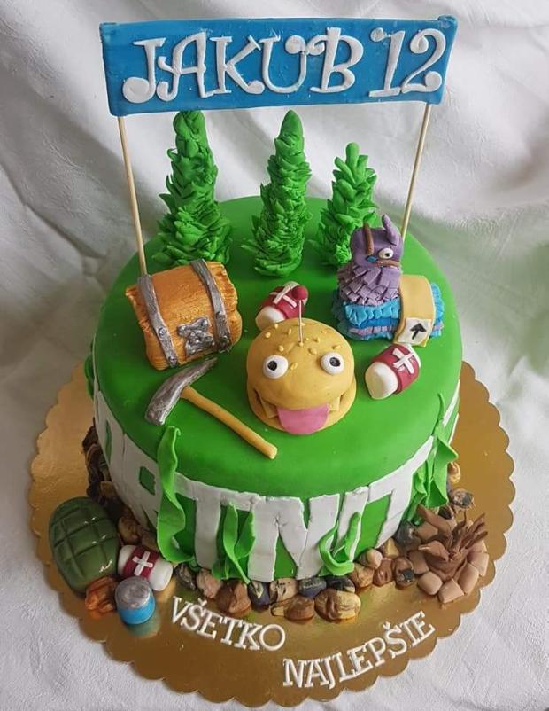Fortnite., torta, Ostané torty pre deti, Mariolka, 2