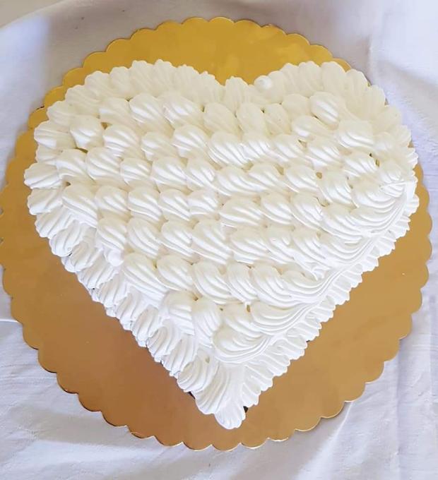 Penové srdce., torta, Netradičné torty, Mariolka, 1
