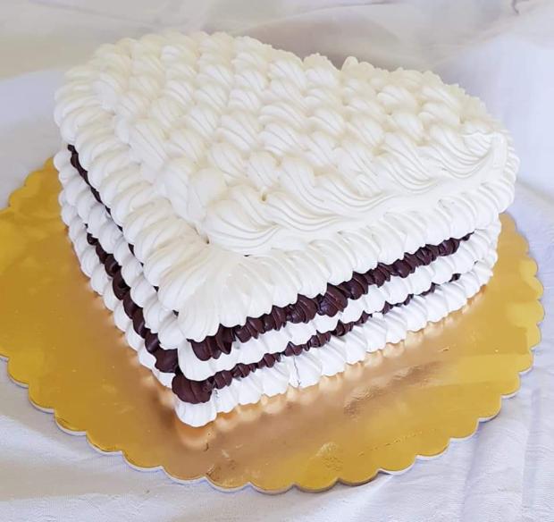Penové srdce., torta, Netradičné torty, Mariolka, 2