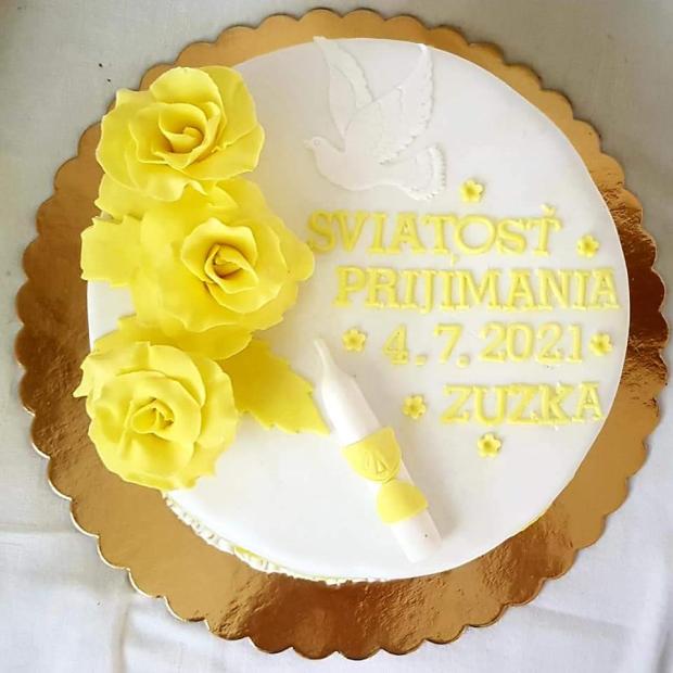 Na PSP pre Zuzku., torta, Torty na cirkevné sviatky, Mariolka, 1
