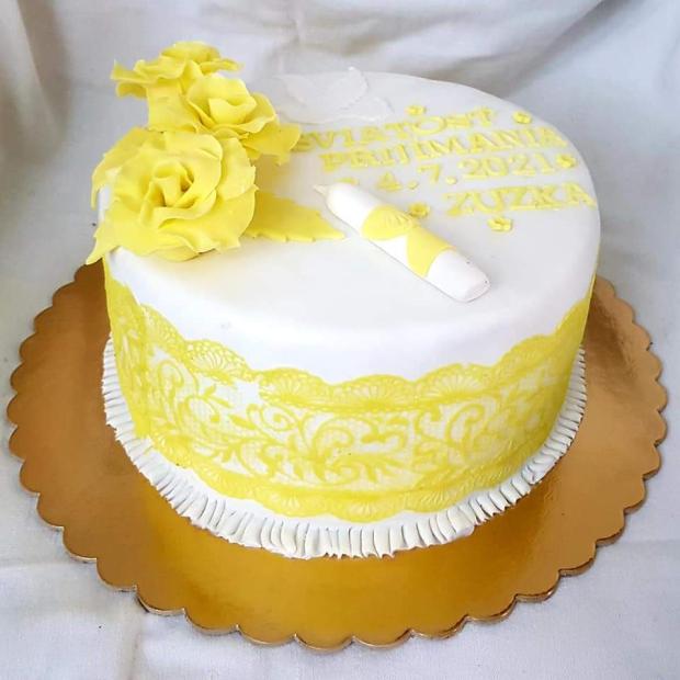 Na PSP pre Zuzku., torta, Torty na cirkevné sviatky, Mariolka, 2