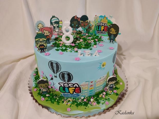 Toca Boca, torta, Ostané torty pre deti, Kadanka, 3