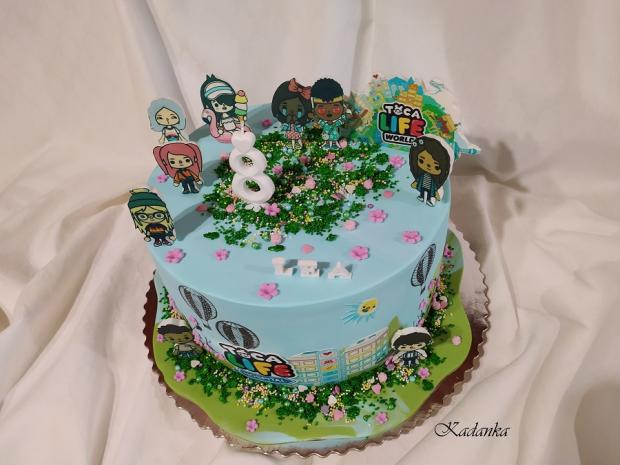 Toca Boca, torta, Ostané torty pre deti, Kadanka, 4