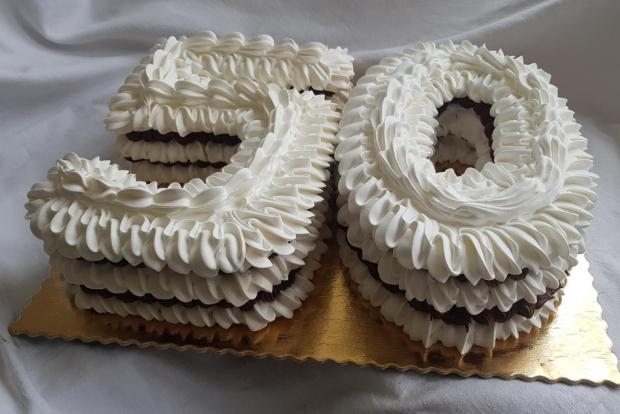 Penová 50- tka., torta, Netradičné torty, Mariolka, 2