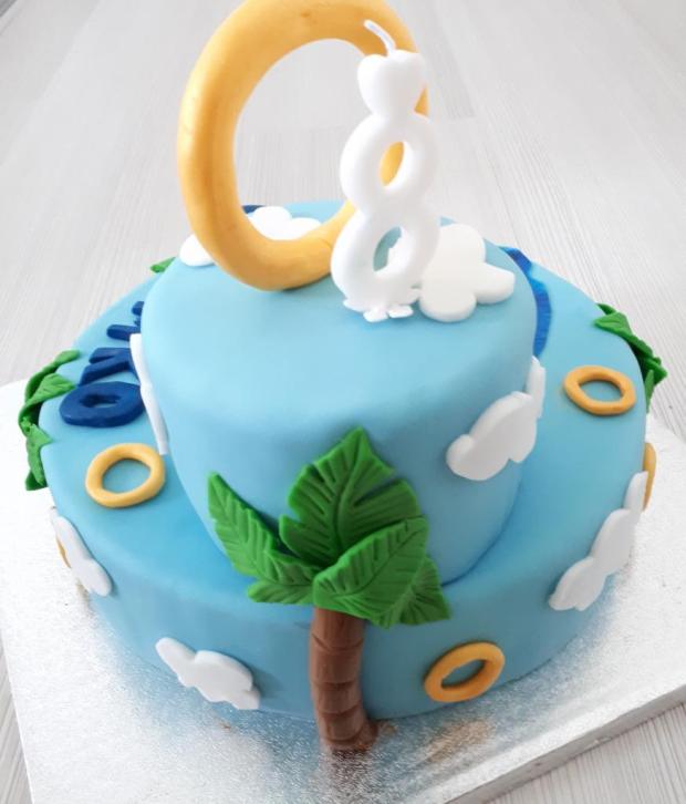 Ježko Sonic, torta, Narodeninové torty, Rozprávková mama, 2