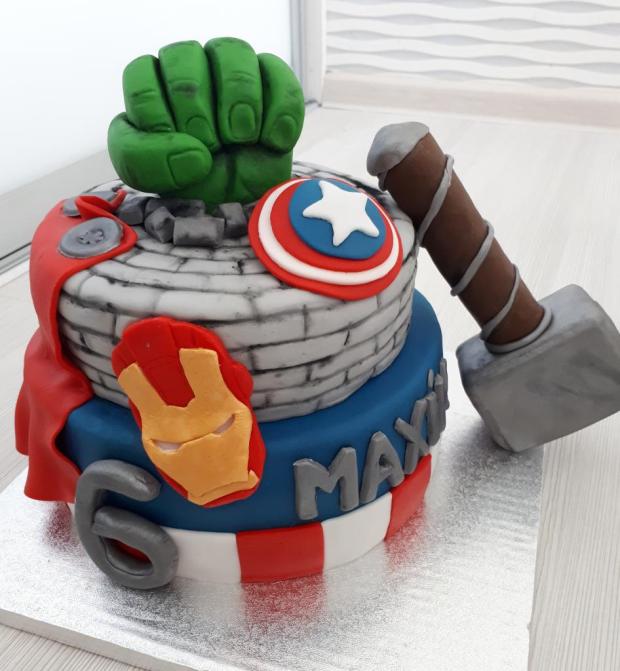 Avengers, torta, Narodeninové torty Avengers, torta, Narodeninové torty, Rozprávková mama, 1