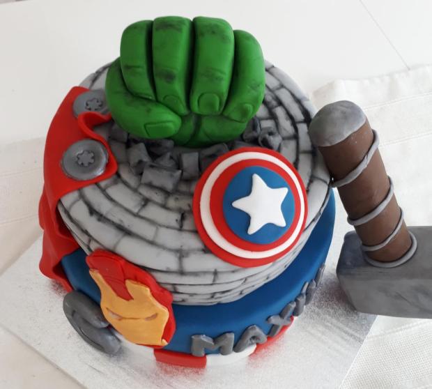 Avengers, torta, Narodeninové torty Avengers, torta, Narodeninové torty, Rozprávková mama, 2