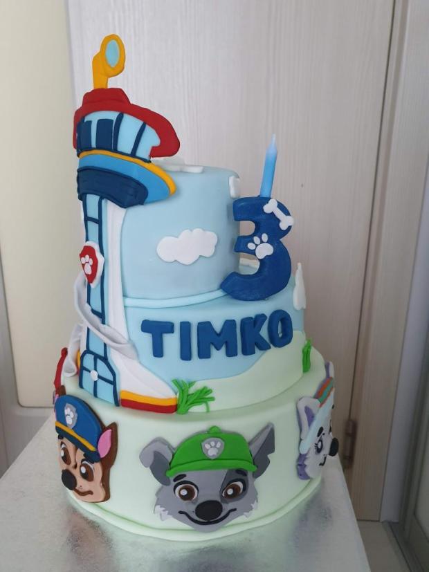 Tlapková patrola, torta, Rozprávkové torty, Rozprávková mama, 2
