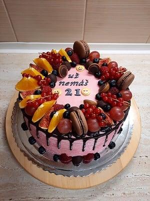 Tortička s ovocím, torta, Narodeninové torty, jarka22, 1