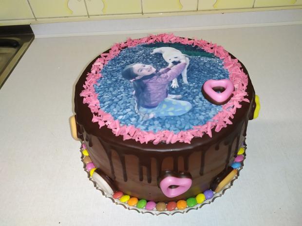 Narodeniny drip s obrázkom, torta, Ostané torty pre deti, Gabima, 1