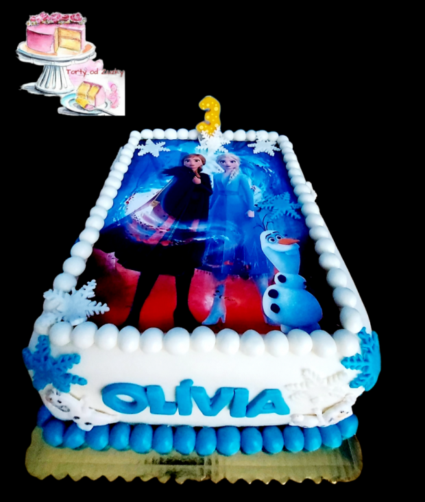 Frózen, torta, Rozprávkové torty, Zuzana Susnyáková, 1