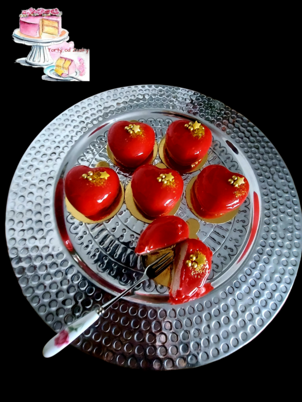 Mousse srdiečka , torta, Zákusky, Zuzana Susnyáková, 1