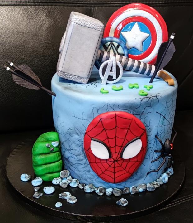 Avengers, torta, Ostané torty pre deti, KSlavka, 1