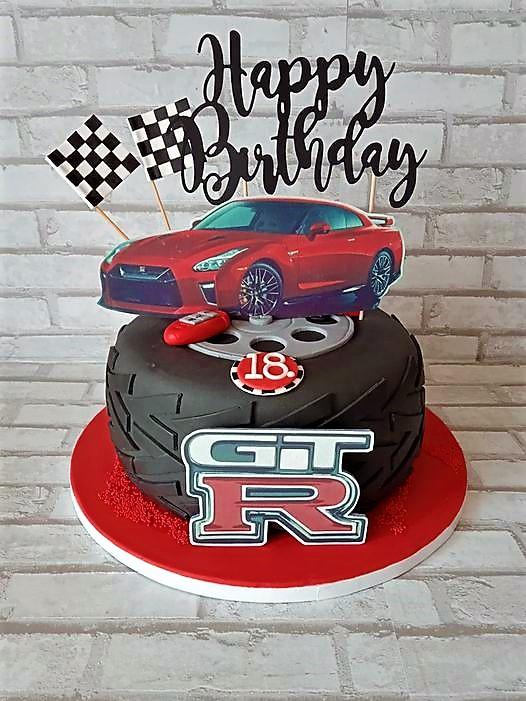 S autom k narodeninám, torta, Narodeninové torty, iveta02, 1