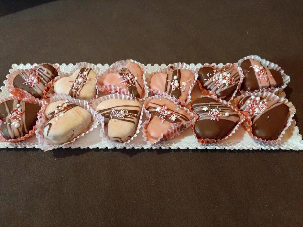 Punčové srdiečka, torta, Zákusky, Mendy, 1