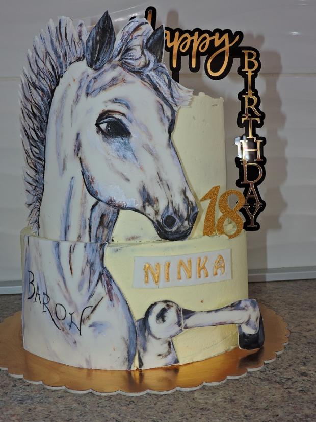 malovaná, torta, Narodeninové torty, Obertová Mária, 1