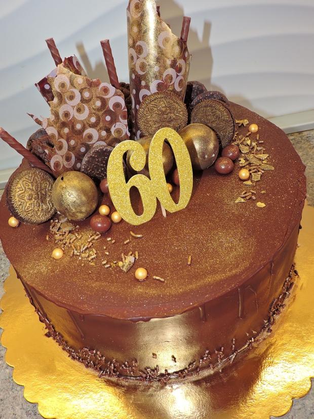 60, torta, Narodeninové torty, Obertová Mária, 1