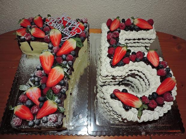 penová ovocná, torta, Narodeninové torty, Obertová Mária, 1